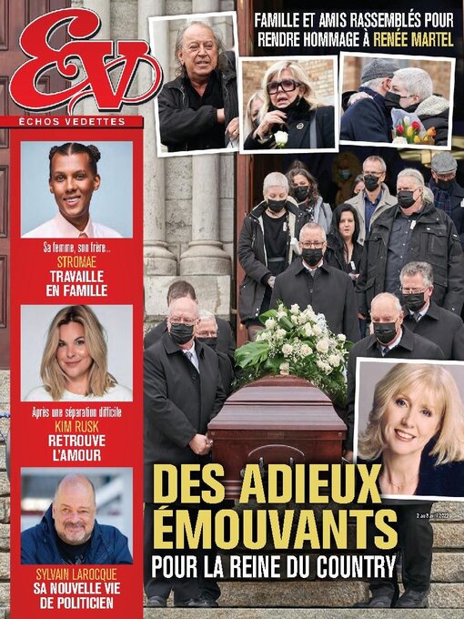 Détails du titre pour Échos Vedettes par TVA Publications Inc. - Disponible